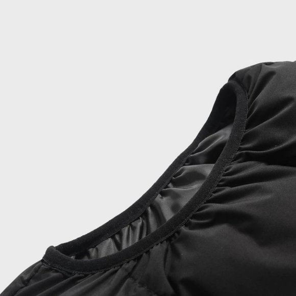 Black Mens Puffer Vest - Picture 3 of 5